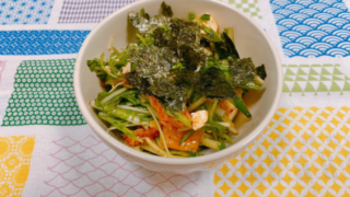 キムチ豆腐サラダ