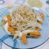 ねぎと油揚げのだしひろし炒め麺