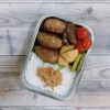 ひきわり大豆入りハンバーグ弁当