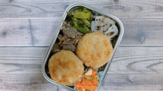コロッケ海苔弁当