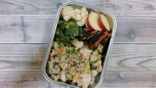 豚肉のねぎ塩炒め弁当