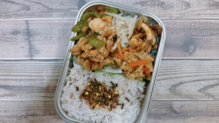 豚肉とピーマンの焼肉のたれ炒め弁当