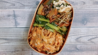 豚肉のケチャマヨ炒め弁当