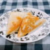 はんぺんのさけめんたいはさみ焼き