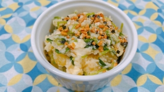 豆苗入りポテトサラダ