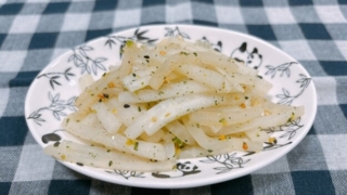 大根の青菜炒め