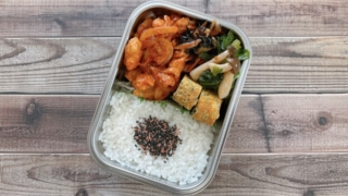 豚肉のケチャマヨ炒め弁当