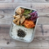 鶏胸肉としめじの塩麹炒め弁当