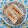 たくあん風おかかとツナのサンドイッチ